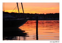 Sonnenuntergang am Flensburger Hafen III