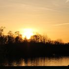 Sonnenuntergang am Fluss