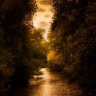 Sonnenuntergang am Fluss der Träume