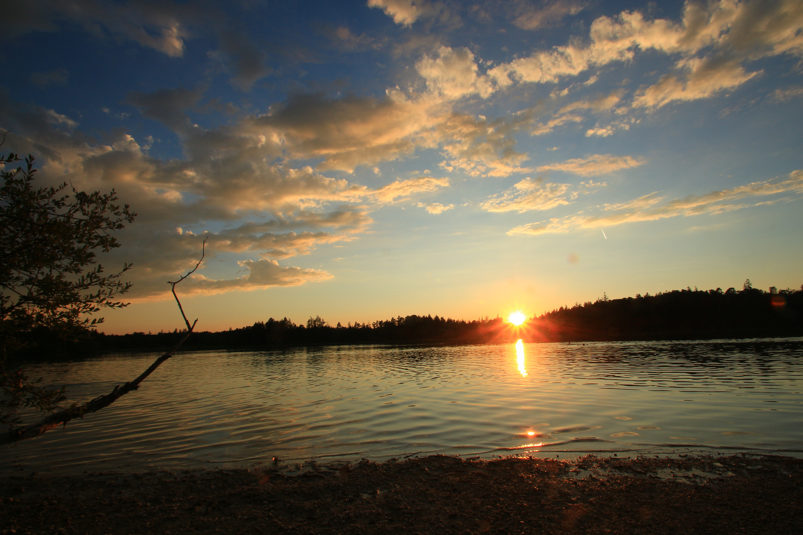 Sonnenuntergang am Fonsee