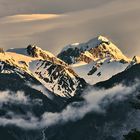 Sonnenuntergang am Fox-Glacier