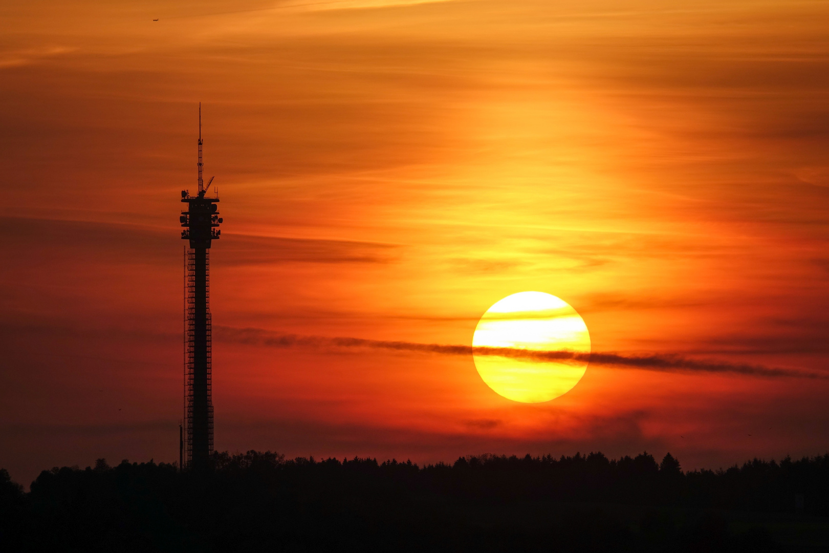 Sonnenuntergang am Funkturm
