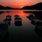 Sonnenuntergang am Fuschlsee 1