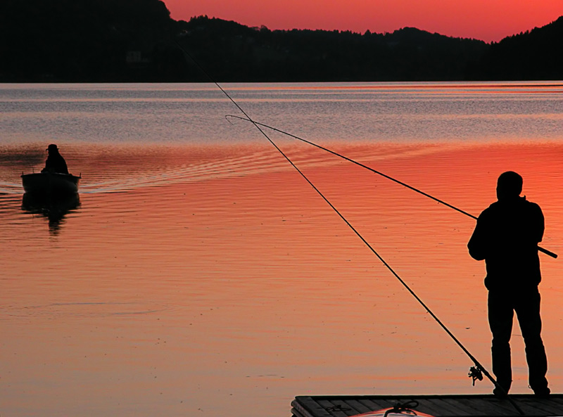 Sonnenuntergang am Fuschlsee 3