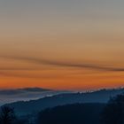 Sonnenuntergang am Fuße des Eichlberg.