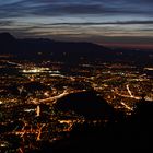 Sonnenuntergang am Gaisberg