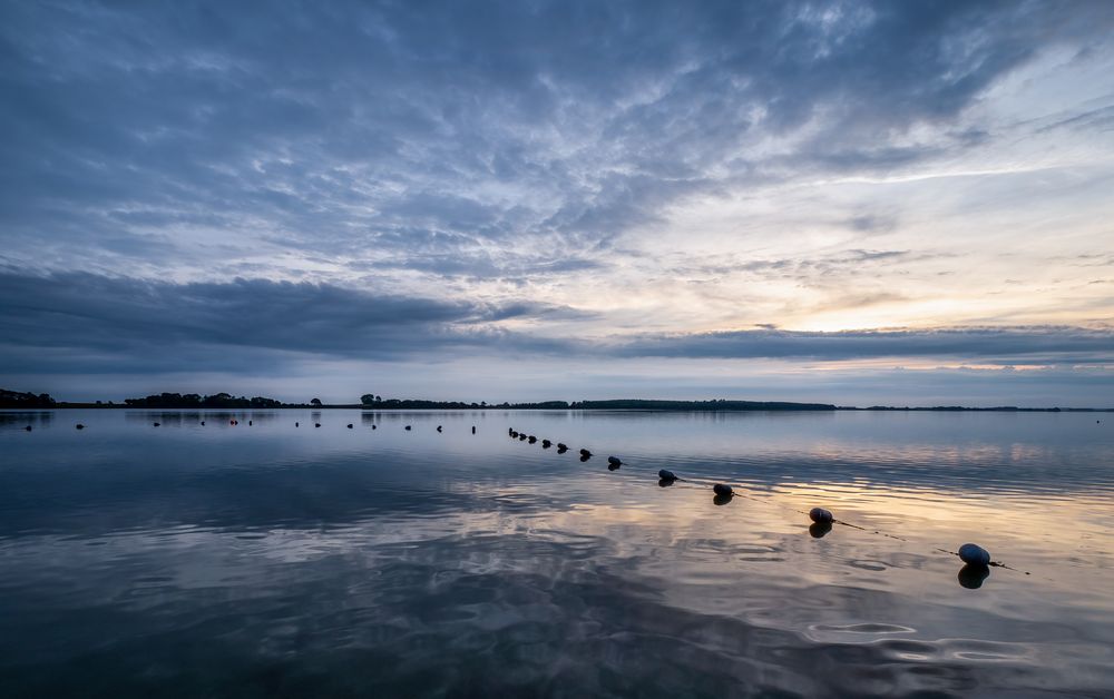 Sonnenuntergang am Gamborg Fjord