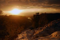 Sonnenuntergang am Gamrig