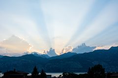 Sonnenuntergang am Garda See