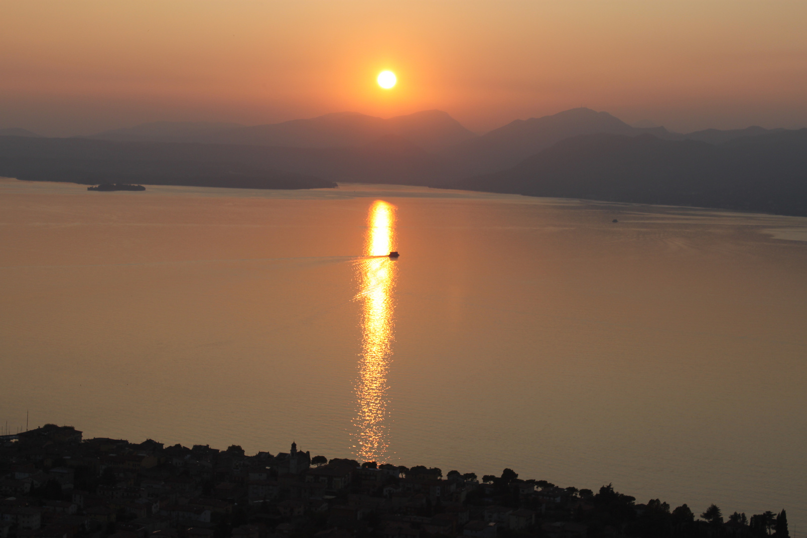 Sonnenuntergang am Gardasee