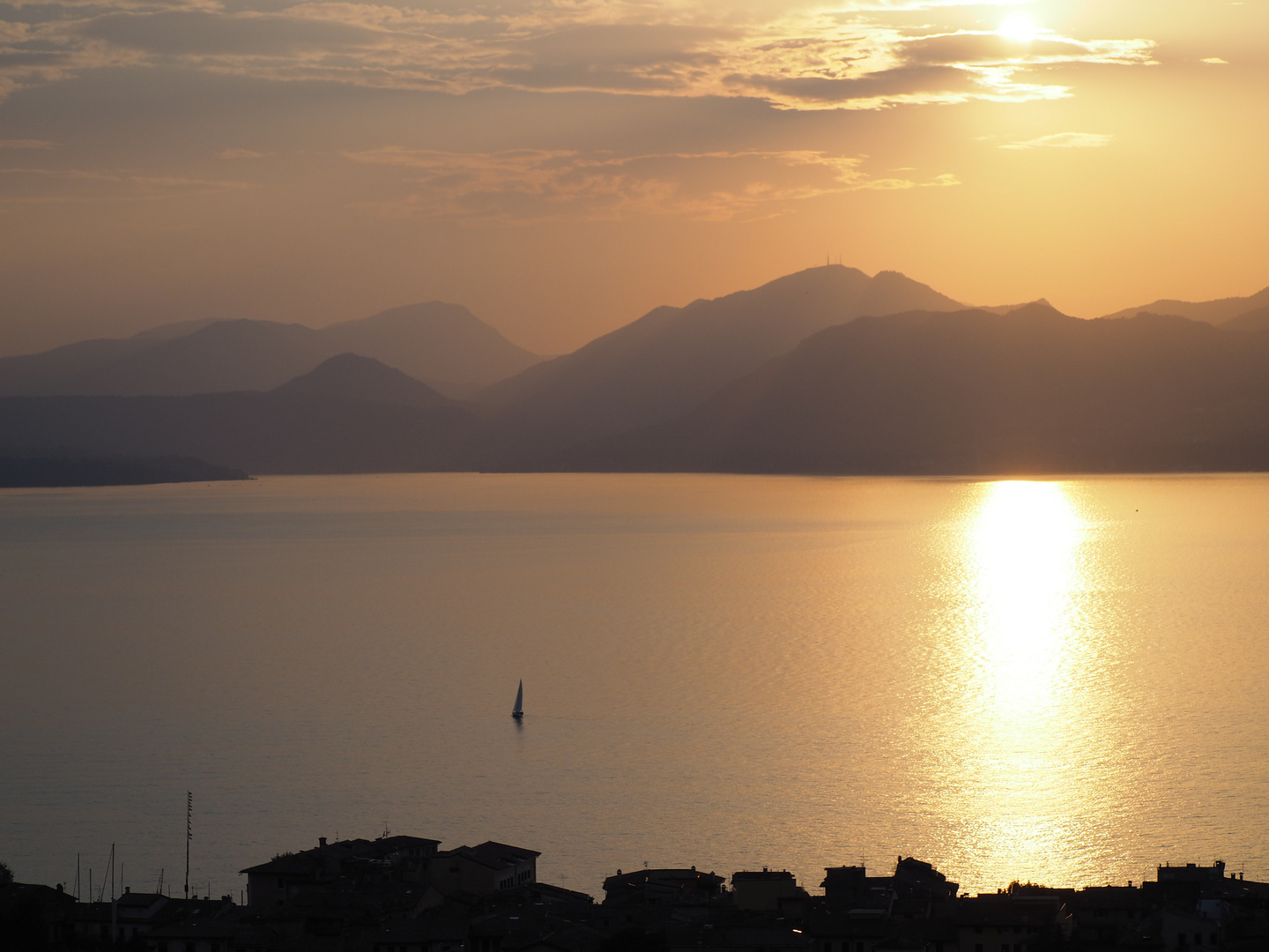 Sonnenuntergang am Gardasee