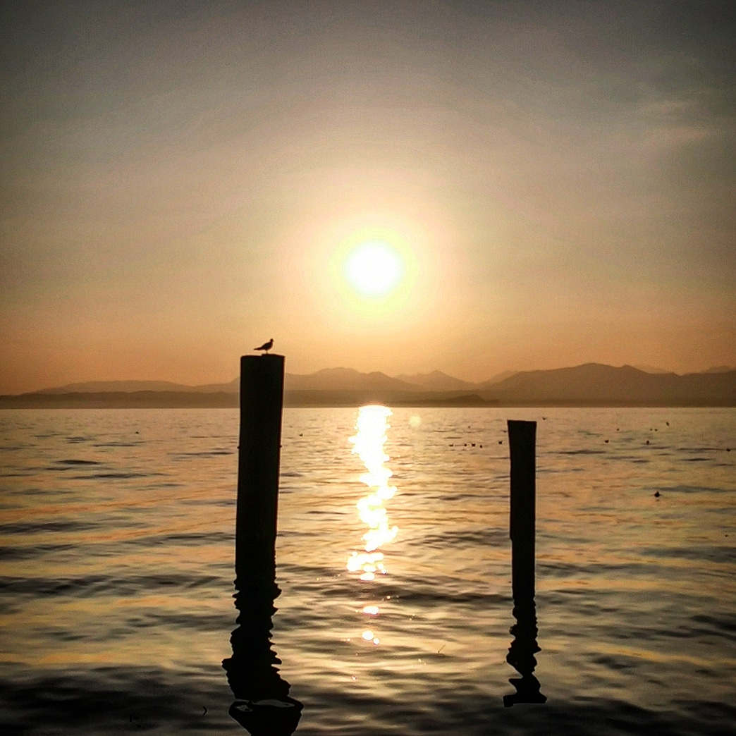 Sonnenuntergang am Gardasee 