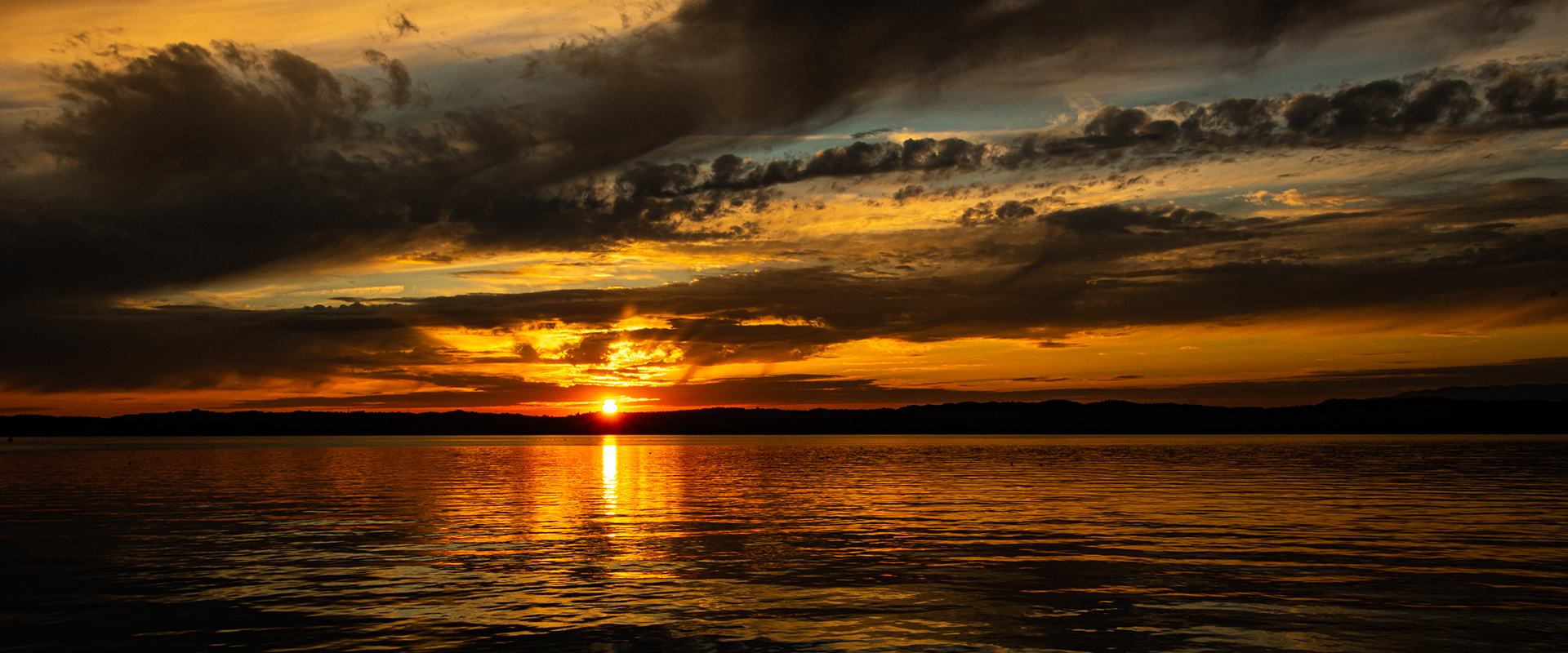 Sonnenuntergang am Gardasee