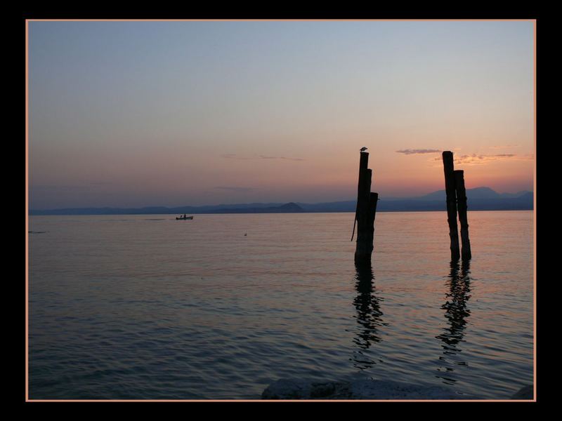 Sonnenuntergang am Gardasee