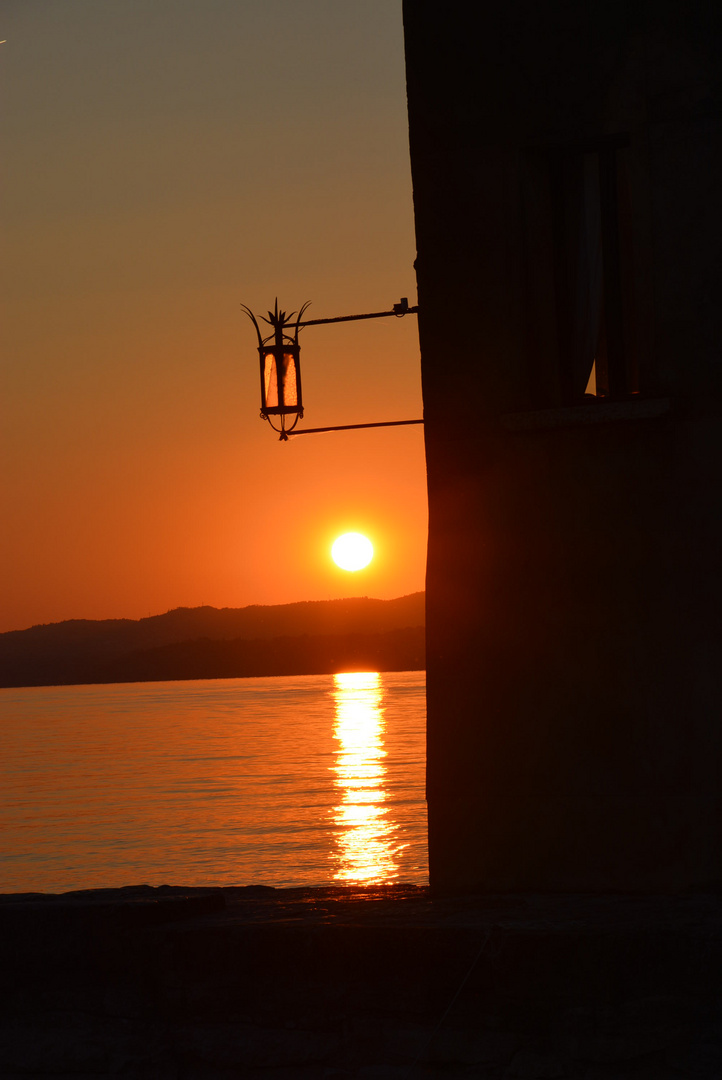 sonnenuntergang am Gardasee