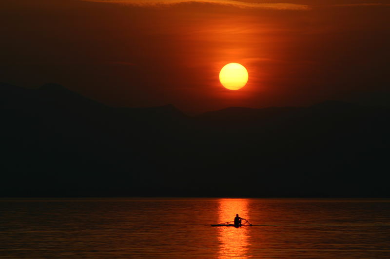 Sonnenuntergang am Gardasee