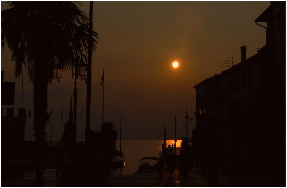 Sonnenuntergang am Gardasee