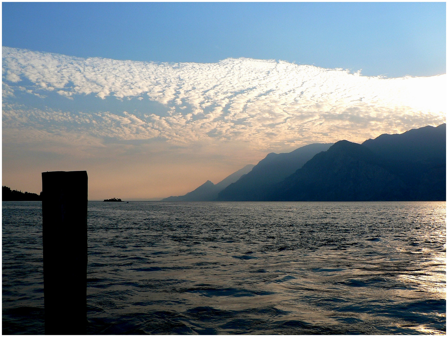 Sonnenuntergang am Gardasee