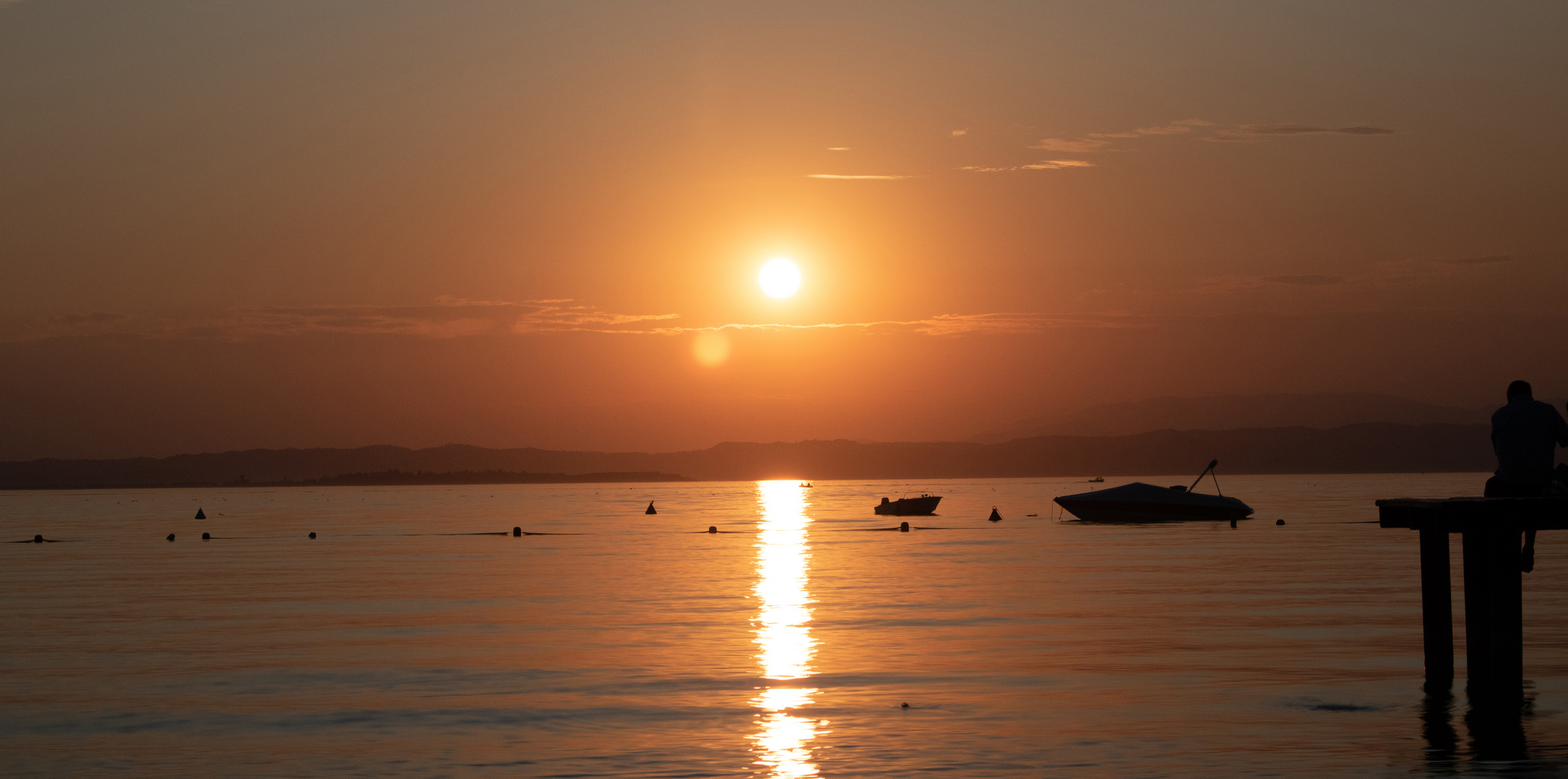 Sonnenuntergang am Gardasee