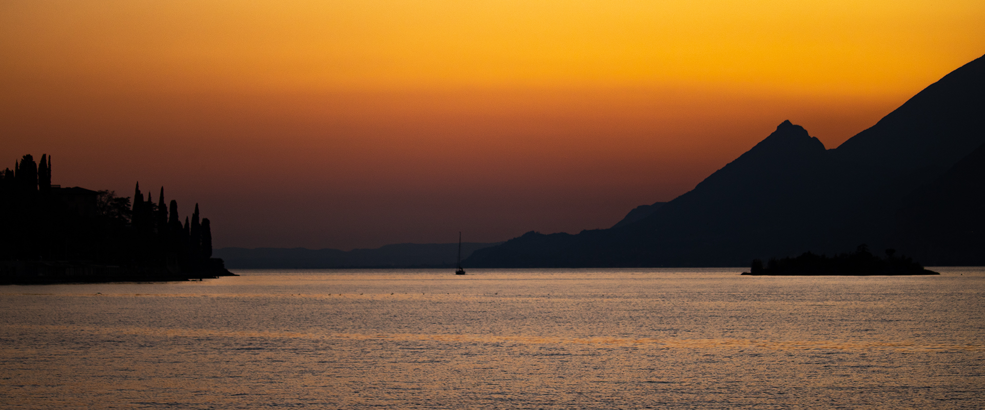 Sonnenuntergang am Gardasee