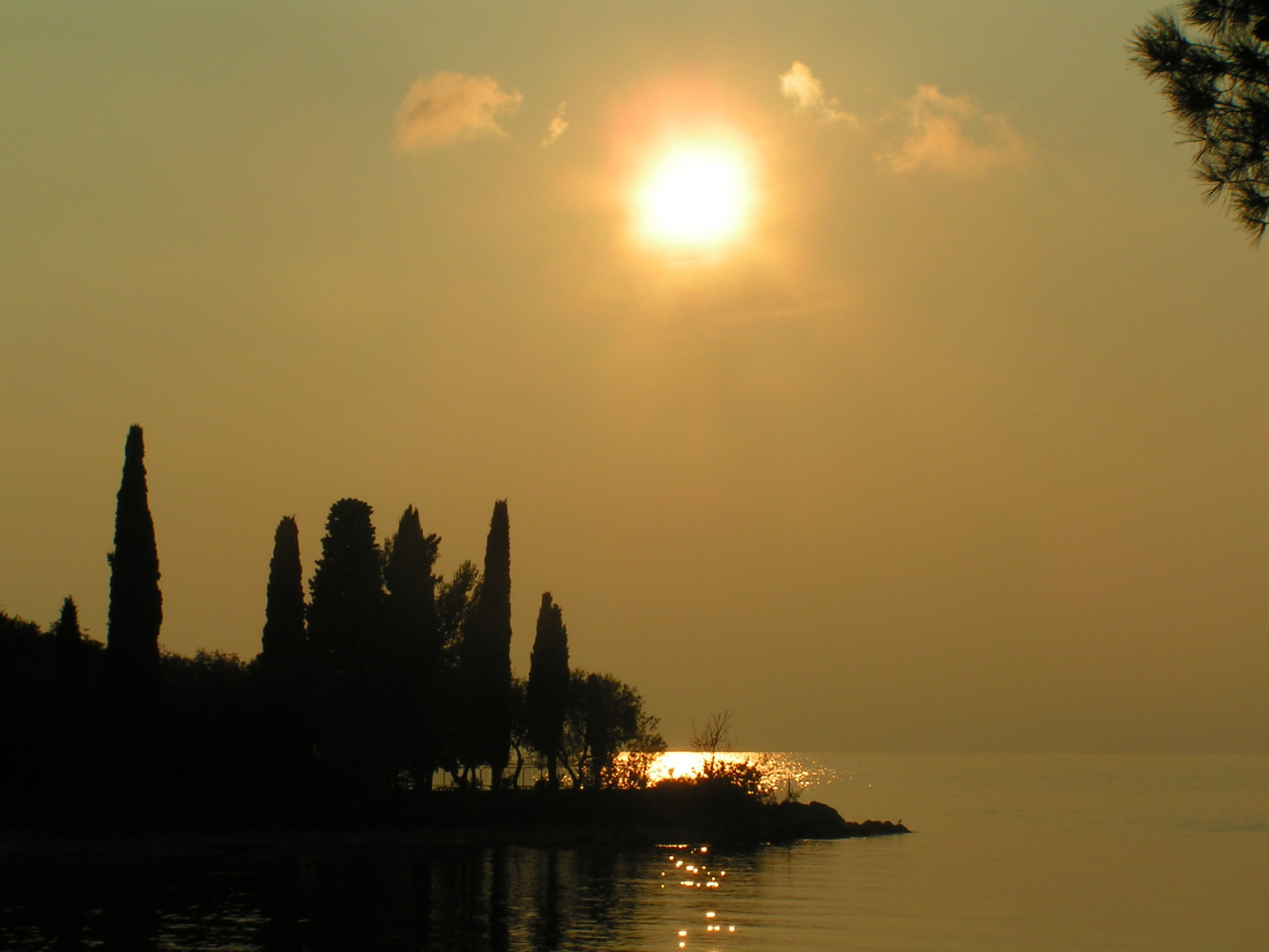 Sonnenuntergang am Gardasee