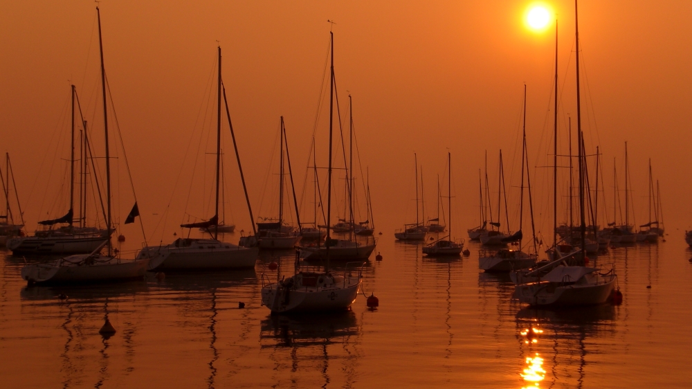 Sonnenuntergang am Gardasee