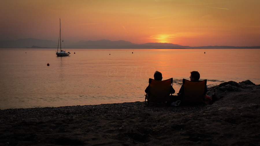 Sonnenuntergang am Gardasee