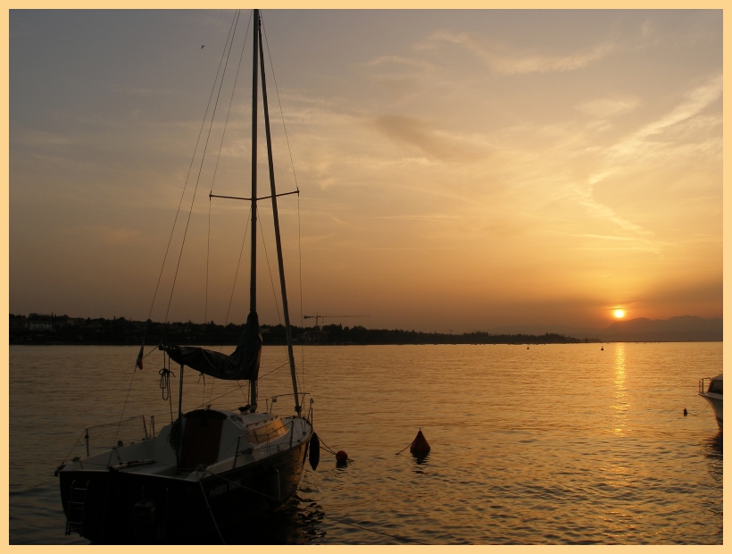 Sonnenuntergang am Gardasee