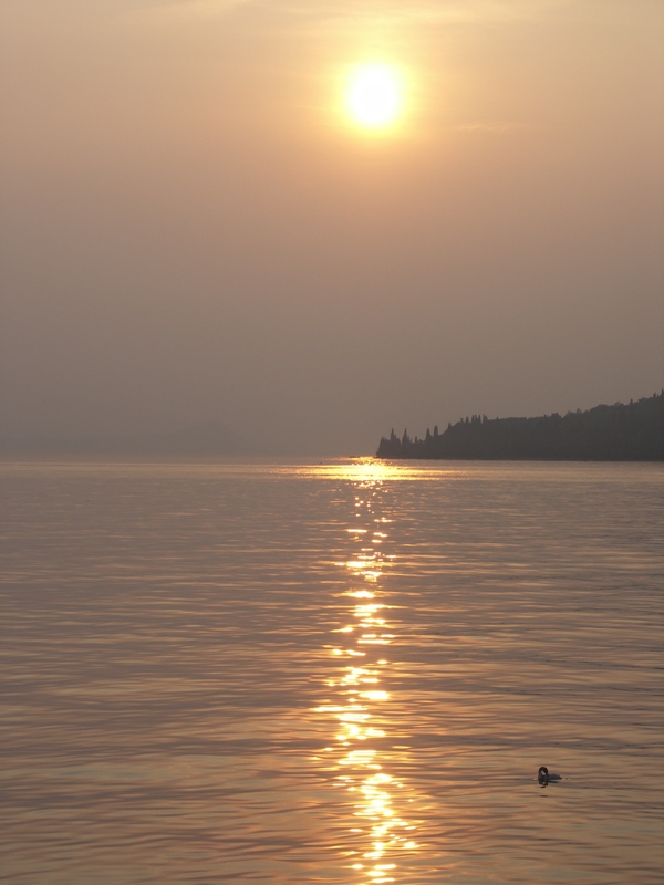 Sonnenuntergang am Gardasee