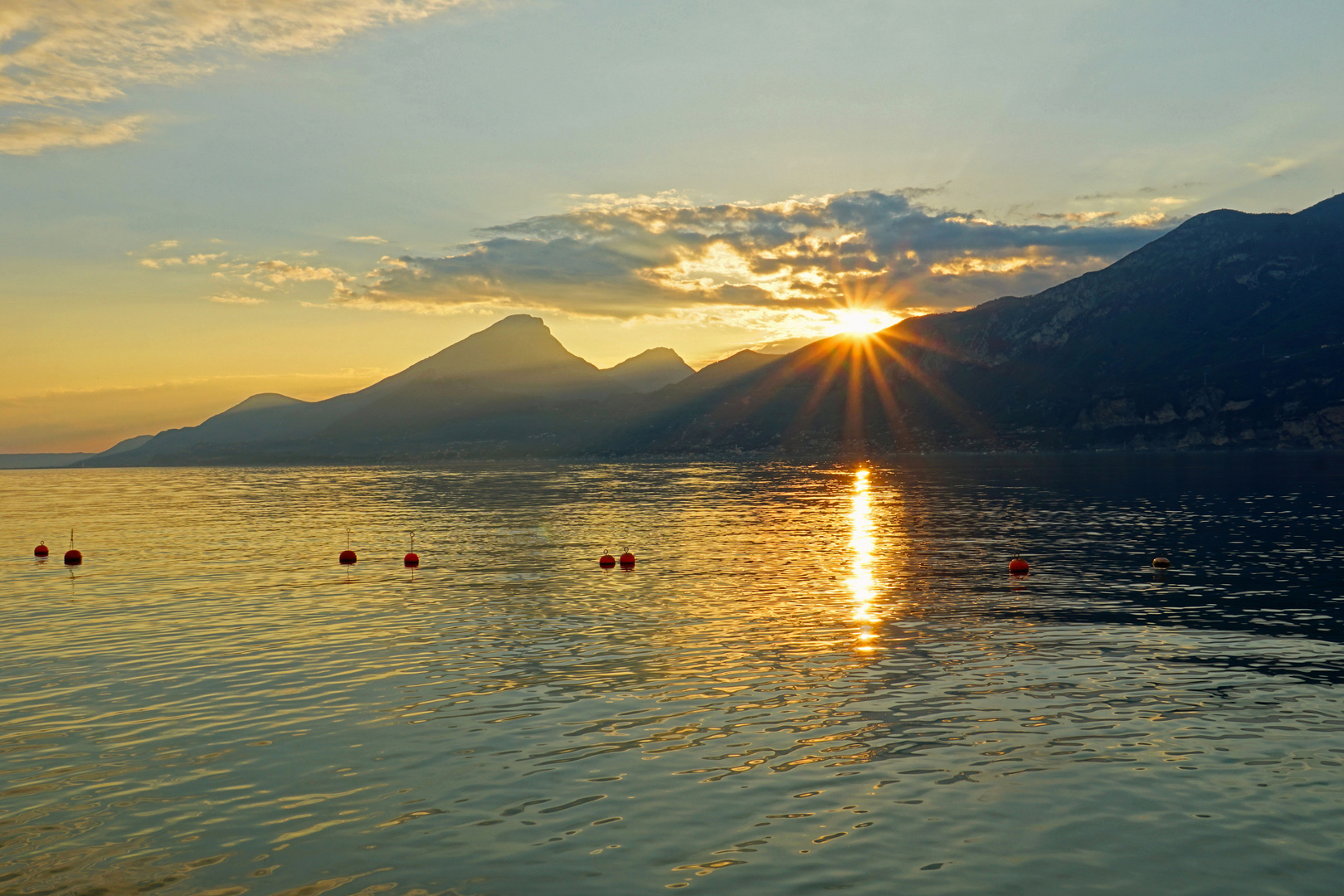 Sonnenuntergang am Gardasee