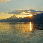 Sonnenuntergang am Gardasee