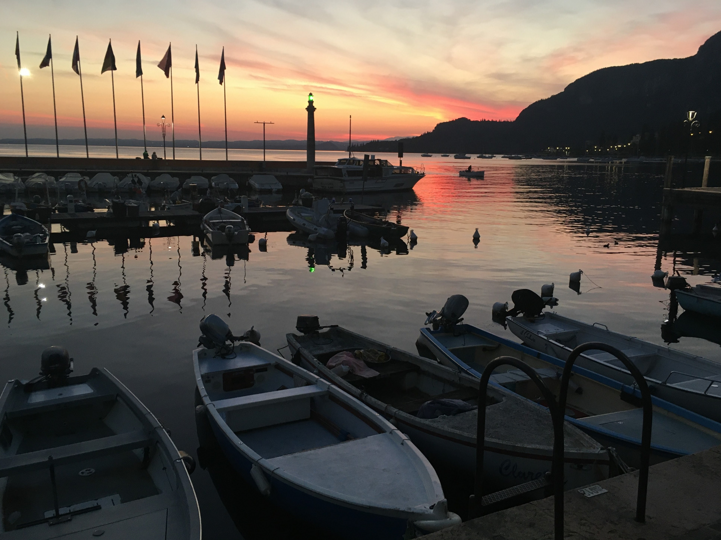 Sonnenuntergang am Gardasee