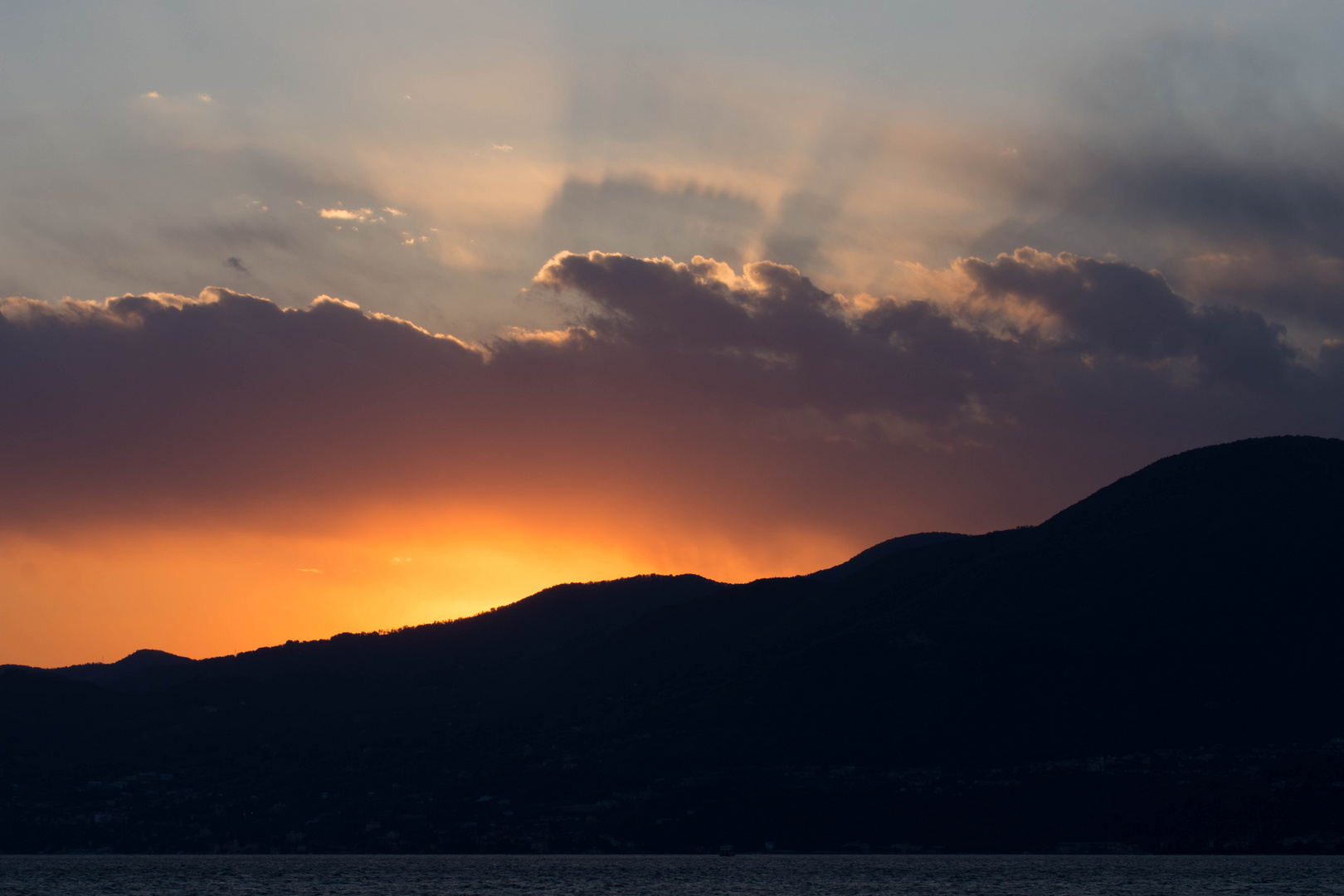 Sonnenuntergang am Gardasee 