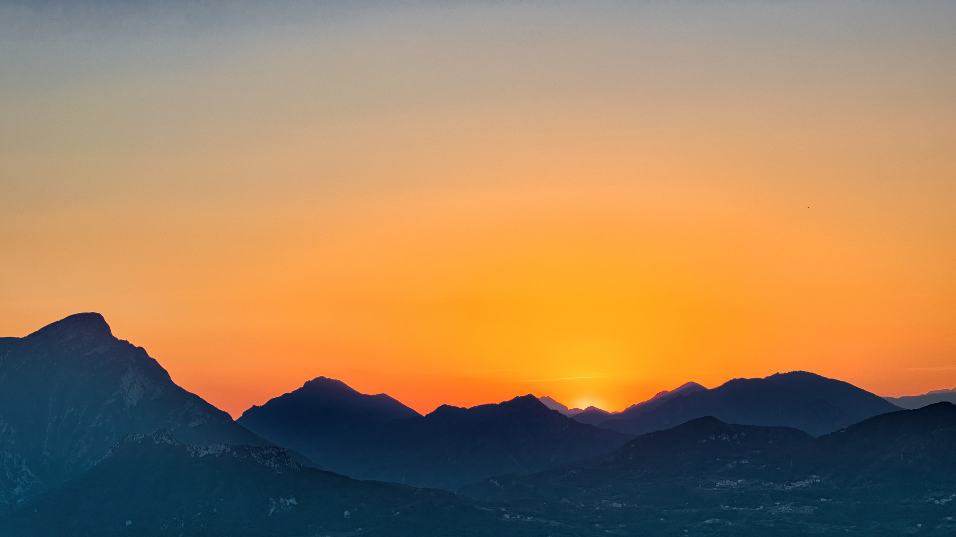 Sonnenuntergang am Gardasee