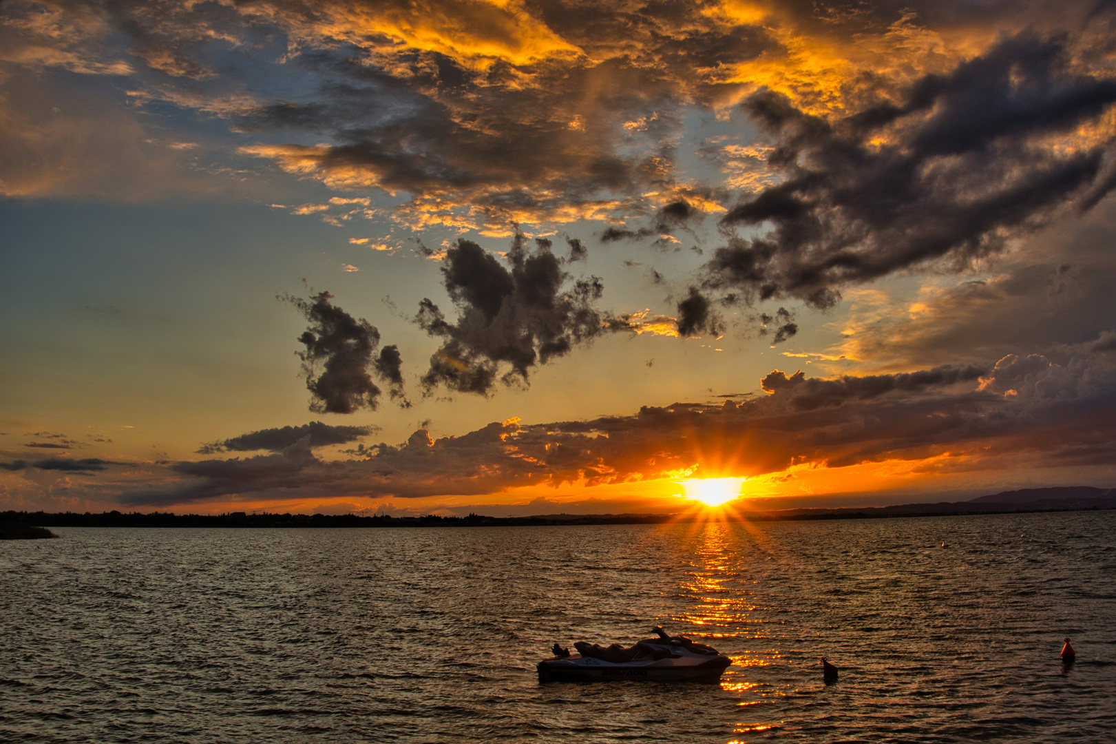 Sonnenuntergang am Gardasee