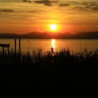 Sonnenuntergang am Gardasee bei Lazise