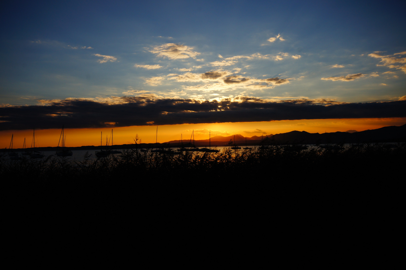 Sonnenuntergang am Gardasee