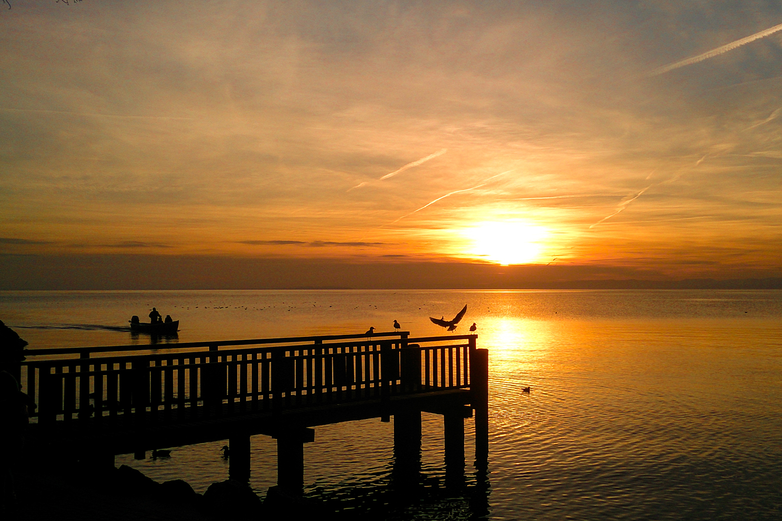 Sonnenuntergang am Gardasee