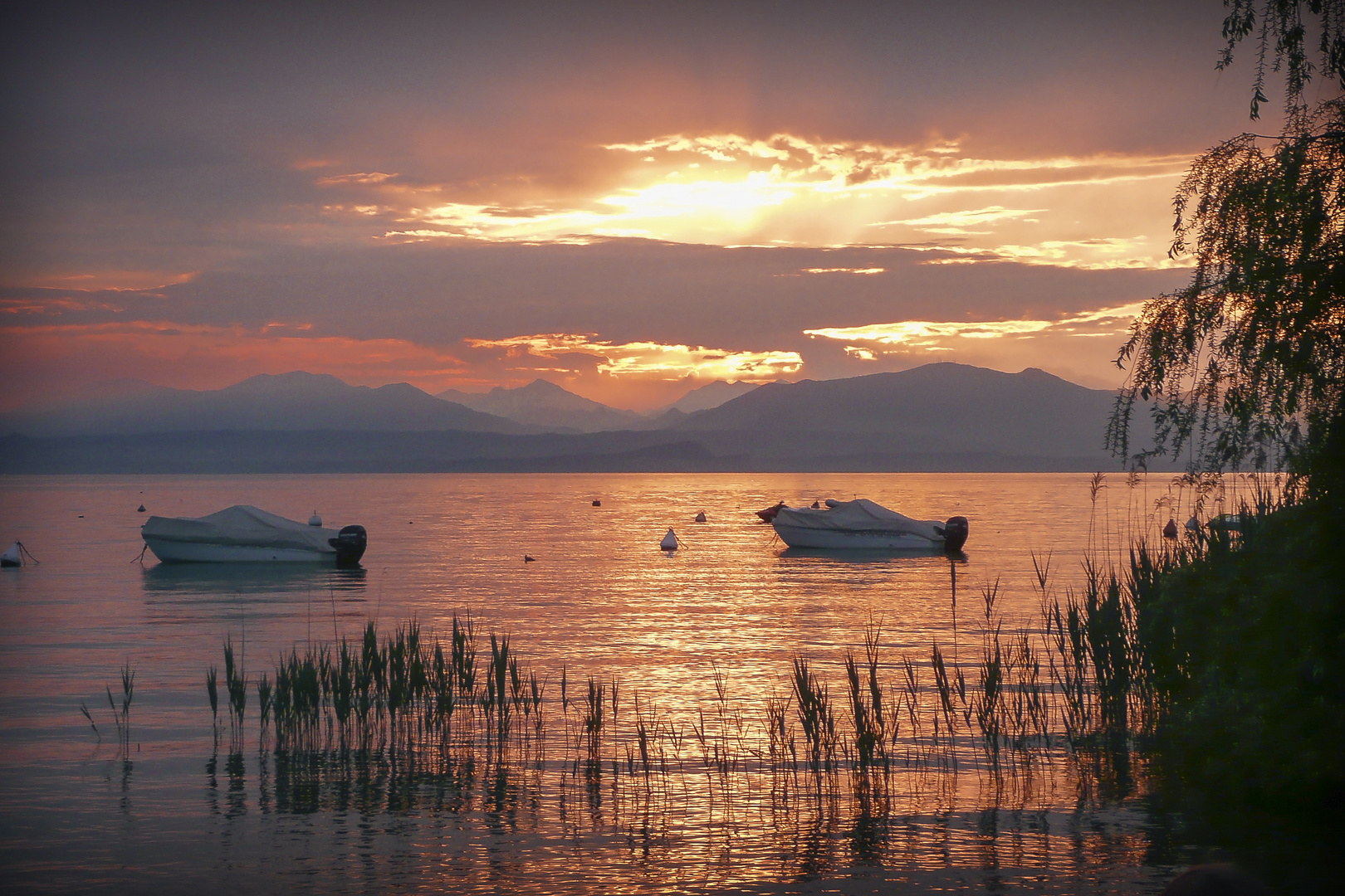 Sonnenuntergang am Gardasee