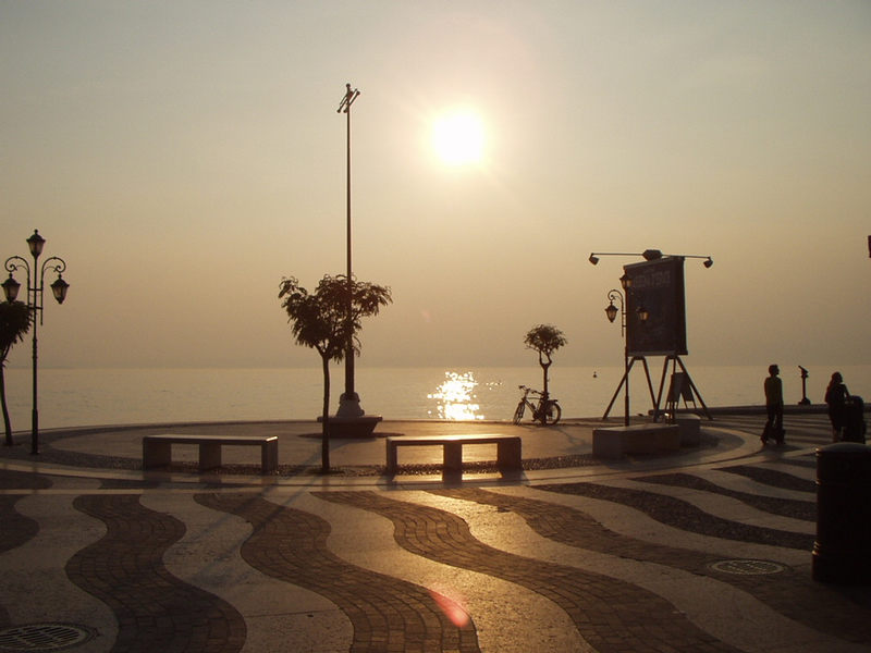 Sonnenuntergang am Gardasee