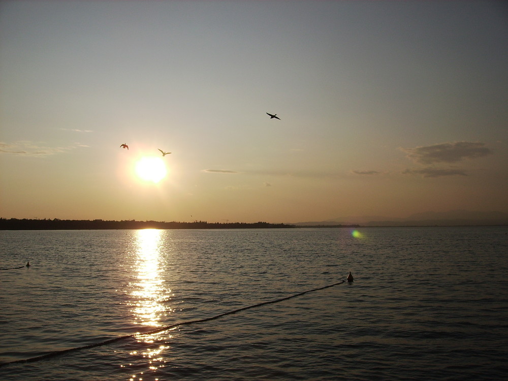 Sonnenuntergang am Gardasee