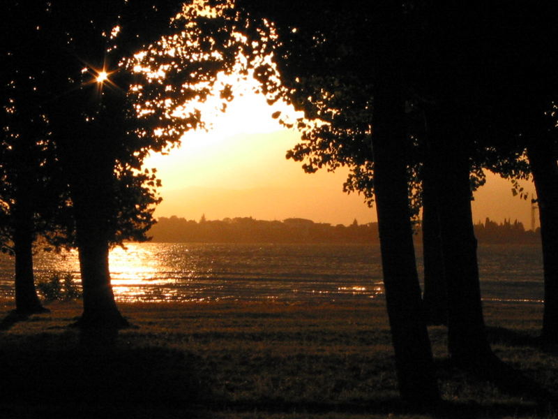 Sonnenuntergang am Gardasee - Juli 2007