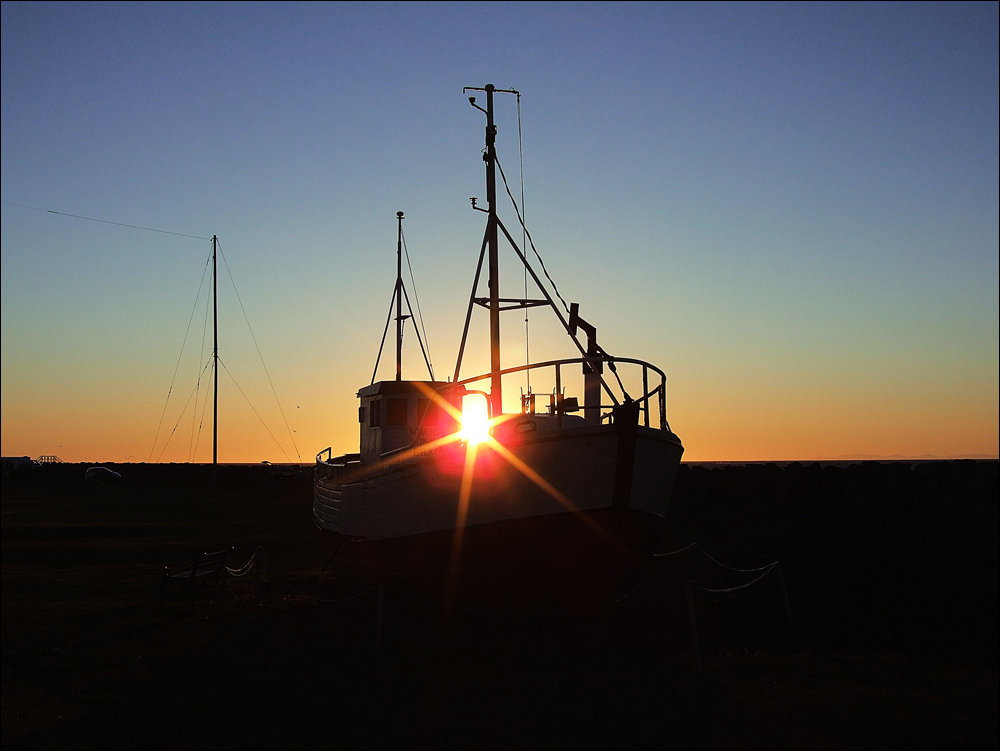 Sonnenuntergang am Garðskagi