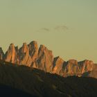 Sonnenuntergang am Geislerspitzen