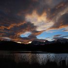 Sonnenuntergang am Geroldsee bei Mittenwald 2