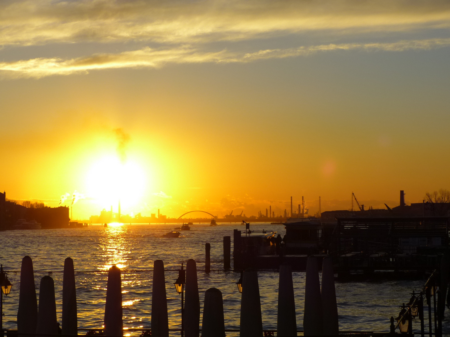 Sonnenuntergang am Giudecca Kanal