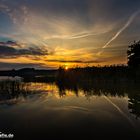 Sonnenuntergang am Gothensee am 07.10.2013