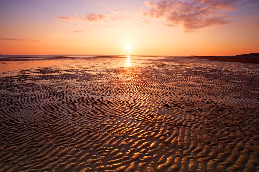 Sonnenuntergang am Goting Kliff