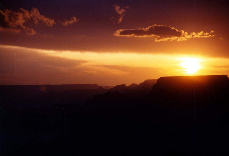 Sonnenuntergang am Grand Canon