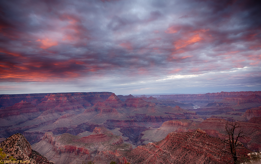 Sonnenuntergang am Grand Canyon